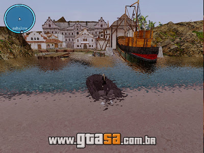 Ilha Pirata - A Grande Ilha Corsários para GTA San Andreas